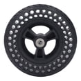 thumbnail image 2 of Wheelchair Wheel, Wheelchair Front Wheel Replacement Non Slip Surfaces Texture 7 Inch  for Disability Vehicles, 2 of 7