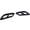Glossy Black, variant on BIMZUC 1 Pair Rear Exhaust Muffler Tail Pipe Cover Trim Glossy Black Replacement for Benz E-Class W214 AMG-Line 2023+ Car Exterior Accessories (11.81 inches / 30 cm)