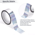 thumbnail image 6 of Unique Bargains 1 Roll Universal Air-Release Adhesive Pinstripe Tape Holographic Silver Tone 1.57"x164.04ft, 6 of 6