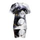thumbnail image 4 of Blusas para Mujeres Casual V-Cuello Impresión de Manga Corta Blusa Y Pantalones Cortos Conjunto, Traje Casual para la Primavera, 4 of 4