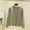 01 Green, variant on Women's Fashion Solid Color Long Sleeve Stand-up Collar Blouses Leisure Base Layer Tops