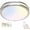 16inch-1Pack, variant on Flush Mount Ceiling Light with Remote, Dimmable& 3000K-6500K Adjustable Ceiling Light Fixture, Timer, Night Light, 10 inch Black Ceiling Lamps for Kitchen Bathroom Hallway