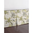 thumbnail image 3 of Renee Palm Green Platform Bed Skirt King 15" Drop, 3 of 4