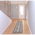 thumbnail image 2 of HomeRoots 480332 2 x 8 ft. Ivory Southwestern Power Loom Non Skid Runner Area Rug, 2 of 5