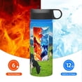 thumbnail image 6 of Picia Grazing Cows Mountain View Pattern 18oz Sports Insulated Kettle With Straw Insulated Water Bottle For Running Hiking Cycling Climbing Men'S Woman Insulated Water Bottle, 6 of 8