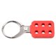 thumbnail image 1 of Cerradura de cerrojo de seguridad cerrojo de alta resistencia con 6 orificios aislante resistente al desgaste con etiqueta roja resistente para la industria química, 1 of 8