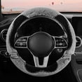 thumbnail image 2 of Rbaofujie Cute Steering Wheel Cover Car Steering Wheel Cover Car Warm Non-slip Handlebar Cover Winter Antifreeze Hand Car Steering Wheel Cover Western Steering Wheel Cover, 2 of 8