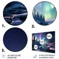thumbnail image 3 of Designart "Polar Light in Canada II" Landscapes Metal Wall Art, 3 of 5