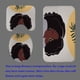 thumbnail image 4 of Juego de 4 cortinas de ducha para niña negra, diseño de mariposas de ballet rosa, decoración de baño para mujeres afroamericanas, tela impermeable, cortina de ducha morada y blanca, alfombrilla de, 4 of 7