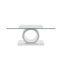 thumbnail image 3 of Acme Furniture Noralie Dining Set in Mirrored & Faux Diamonds Indoor 71"W x 39"L x 30"H, 3 of 8