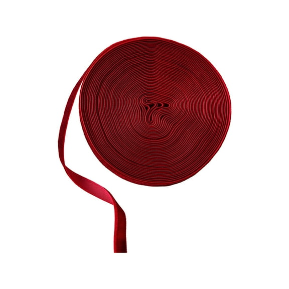 HomeDM Red Velvet Ribbon 10m/394" Christmas Velvet Ribbon for Gift Wrapping Christmas Tree Ornaments Wreath Bows Handmade Crafts Bow Garland Making Wedding Decor