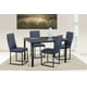 thumbnail image 1 of Comedor Laos MOBILKRAFT 4 Sillas Tubular Laminada Azul, 1 of 5