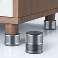 thumbnail image 3 of Los elevadores de muebles están hechos de material de aleación de aluminio de alta calidad, que no solo es resistente a la compresión, sino también a la abrasión y durabilidad., 3 of 5
