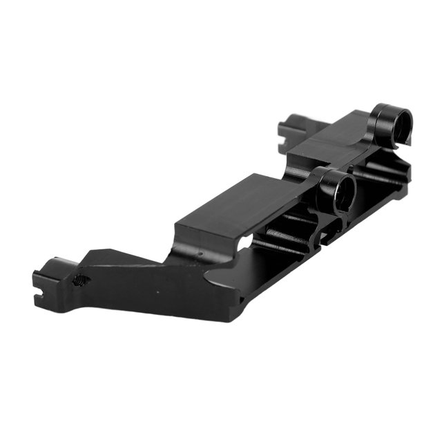 Soporte Y Tornillos Para Servo De Dirección RC, Aleación De Aluminio, Soporte De Mecanismo De Dirección De Alta Resistencia Y Alta Precisión Que No Se Dobla Para Coche De Cergrey Negro