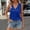 Blue, variant on Women's Summer Sleeveless Shirts Casual V Neck Tank Tops Tunic Casual Basic Shirts True Classic Tees Cute Trendy Clothes Summer Loose Fit Clothes Womens Tops 2026 Black L