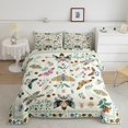 thumbnail image 2 of Erosebridal Butterfly Dargonfly Bedding Twin Comforter Set,Bohemian Boho Down Comforter,Botanical Decor,Reversible,Lightweight,2-Piece, 2 of 8