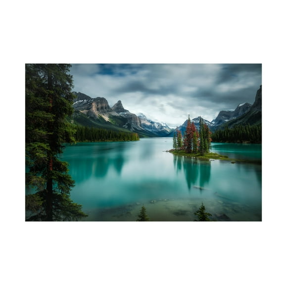 Canvas Wall Art - Alex Zhao 'Spirit Island' Wall Art for Living Room, Bedroom, or Office Décor by Trademark Fine Art - 19 x 12 Inches