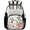 Multicolor 2, variant on Mexican Talavera Tile Clear Backpack for Stadium Events, Transparent Backpacks See Through Plastic Bag for Concerts & Work, Mexico Style