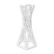 thumbnail image 1 of Inteprter Soporte de hierro para plantas de aire de mesa, soporte geométrico de diseño hueco, estante de piña para oficina, maceta, contenedor, Jardín y Patio blanco Inteprter HA011507-02, 1 of 1