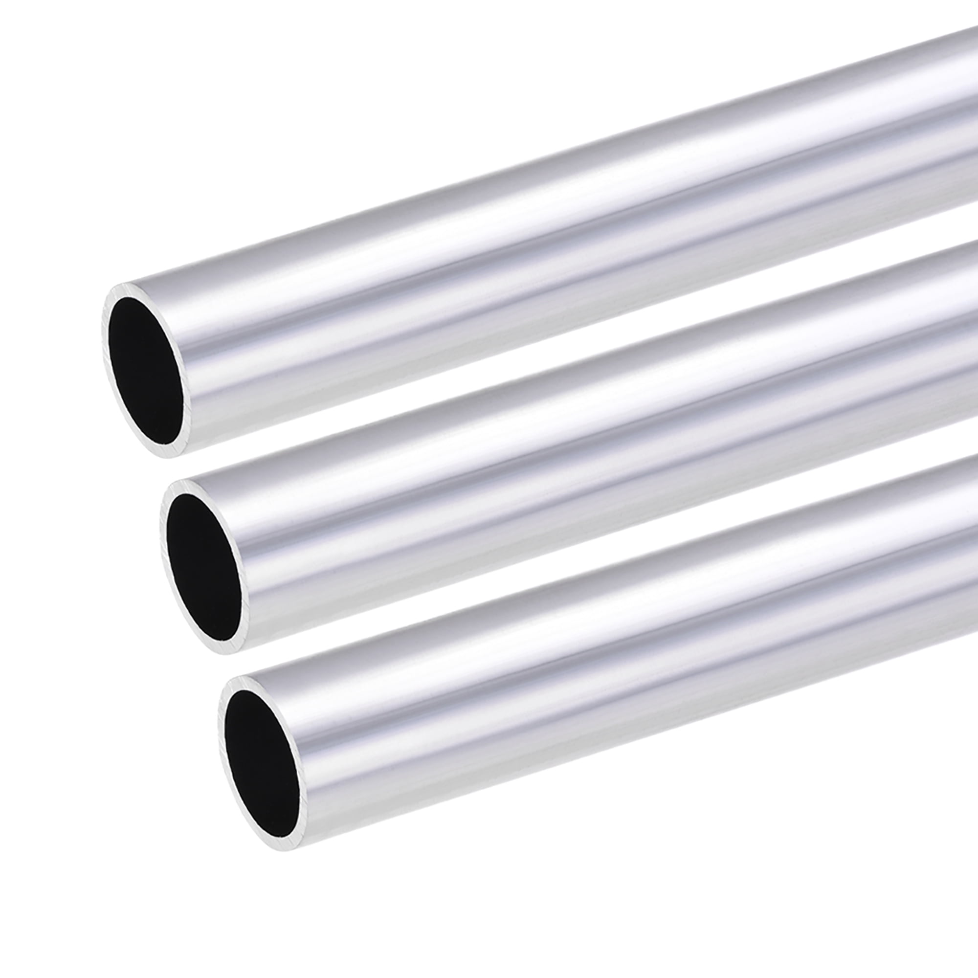 6063 Aluminum Round Tube 25mm OD 21mm Inner Dia 300mm Length Seamless