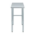 thumbnail image 2 of AmGood 24 in. x 18 in. Open Base Stainless Steel Work Table | Residential & Commercial, 2 of 9