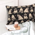 thumbnail image 4 of Balery French Bulldog Funda de Cojín Estampada, Regalos para Mujeres, Regalos de Amor para Ella, Regalos para Novia o Esposa, Funda de Almohada-14"x20", 4 of 6
