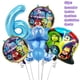 thumbnail image 3 of Set de decoración para fiesta de cumpleaños de Disney Inside Out 2, telón de fondo con feliz cumpleaños de Inside Out, platos de papel, servilletas, vasos, globos y suministros, 3 of 5