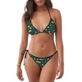 thumbnail image 1 of Balery Camping Pijama Estampado Bikini de Dos Piezas para Mujer - Conjunto de Bikini Ajustable Sexy y Cómodo para Playa, 1 of 6