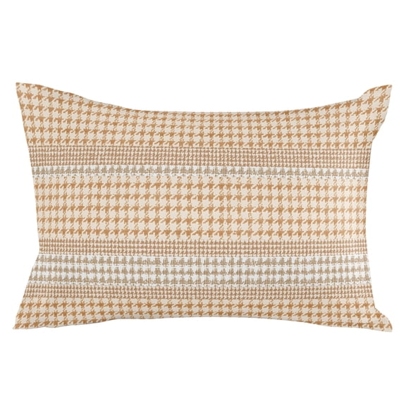 Farmhouse Stripe Throw Pillow Cover 20 x 26 Inch Decorative Pillow Cover Country Ethnic Rustic Textured Beige Lumbar Pillowcase Seasonal Rectangle Cushion Case for Couch Sofa Bed Living Room