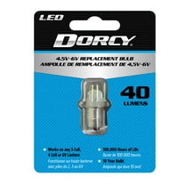Dorcy 40-Lumen 4.5-6-Volt LED Replacement Bulb with 10-Year Lifespan, (41-1644)