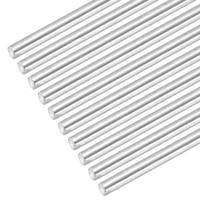 Varillas redondas de acero inoxidable MECCANIXITY de 9,5 mm x 203 mm (10 unidades)