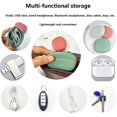 thumbnail image 4 of Organizador de auriculares CIXVOEMK de silicona con funda de almacenamiento, 3 unidades, 4 of 5