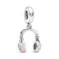 thumbnail image 1 of Madre de plata de ley 925 & Abalorios colgantes de corazones para hija, cuentas finas DIY compatibles con pulsera Pandora Original, joyería DIY para mujer Tan Jianjun unisex, 1 of 2