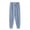 #0243-Light Blue, variant on Mens Lounge Jogger Pants Solid Color Quick Dry Drawstring Elastic Waist Hidden Zipper Pockets Tapered Cuffs Casual Home Sports Pajama Trousers