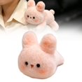 thumbnail image 2 of Magnetic Plush Rabbit Car Decor, Funny Car Magnets, 14 cm Soft Animal Cute Fridge, 3D Kawaii Stuffed Animal Ornament, Magnetic Home Decoration for Dashboard, Side Mirror, Refrigerator, 2 of 5