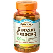 Rexall Sundown Sundown Naturals Korean Ginseng, 75 ea
