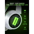 thumbnail image 6 of FONHAID 2.4GHz Wireless Gaming Headset for Xbox Series X|S, Xbox One, PS5/PS4, Mac, Switch, Bluetooth 5.3 Gaming Headphones with Detachable Noise Canceling Mic, 45H Battery, 50mm Drivers - Green, 6 of 9