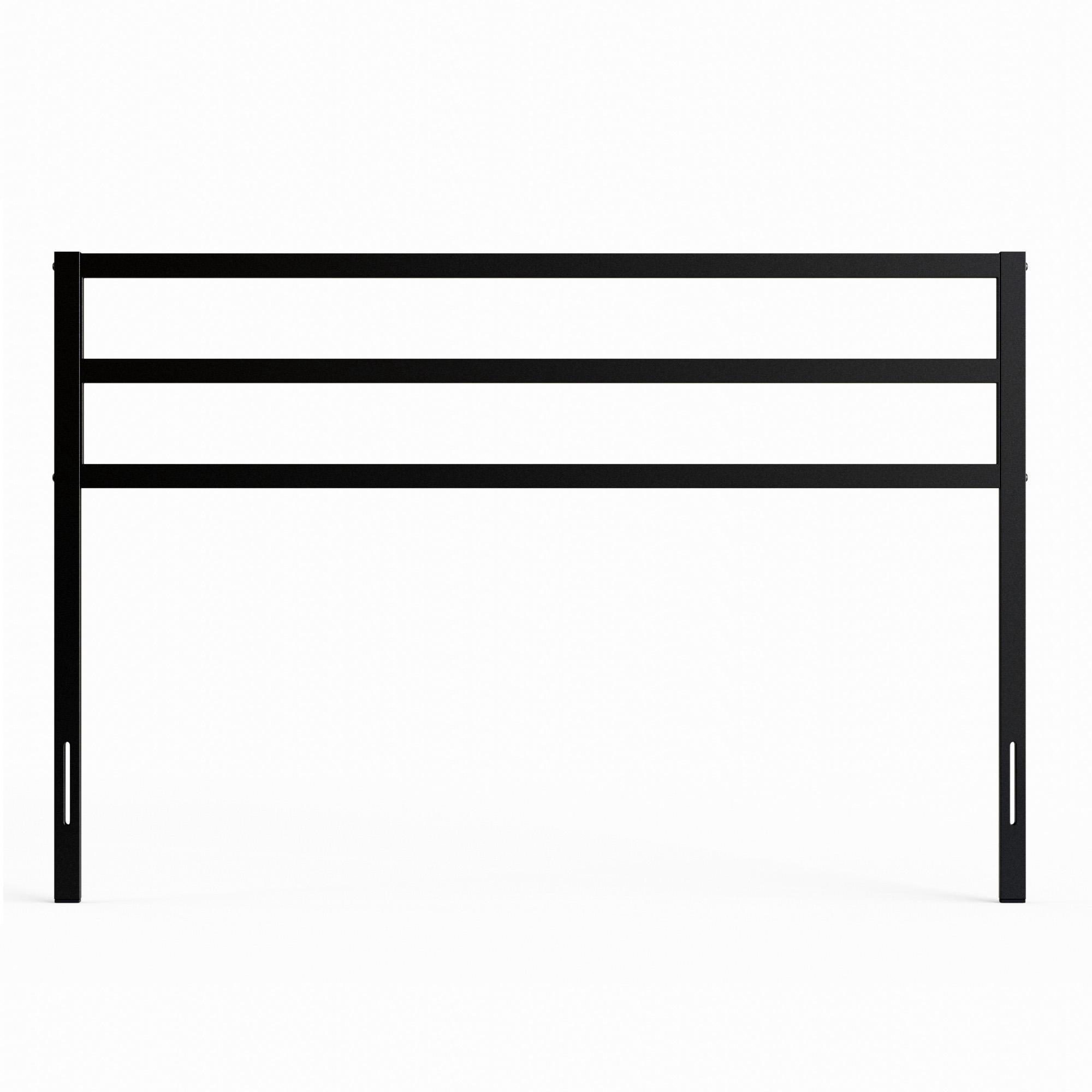 Rest Haven Boston Double Panel Metal Headboard, Twin