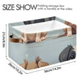 thumbnail image 4 of Dogs Storage Bins Baskets With Handles Storage Box Clothes Organizer Organization Toys, 4 of 7