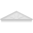 thumbnail image 3 of Ekena Millwork 56"W x 20-7/8"H x 2-3/4"P (Pitch 6/12) Peaked Cap 4 Spoke Architectural Grade PVC Combination Pediment, 3 of 8