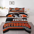 thumbnail image 2 of Erosebridal Ensembles de Couette de Sport pour Enfants Taille Simple, Léger, Noir Rouge 2 Pcs, Pittsburgh, 2 of 6