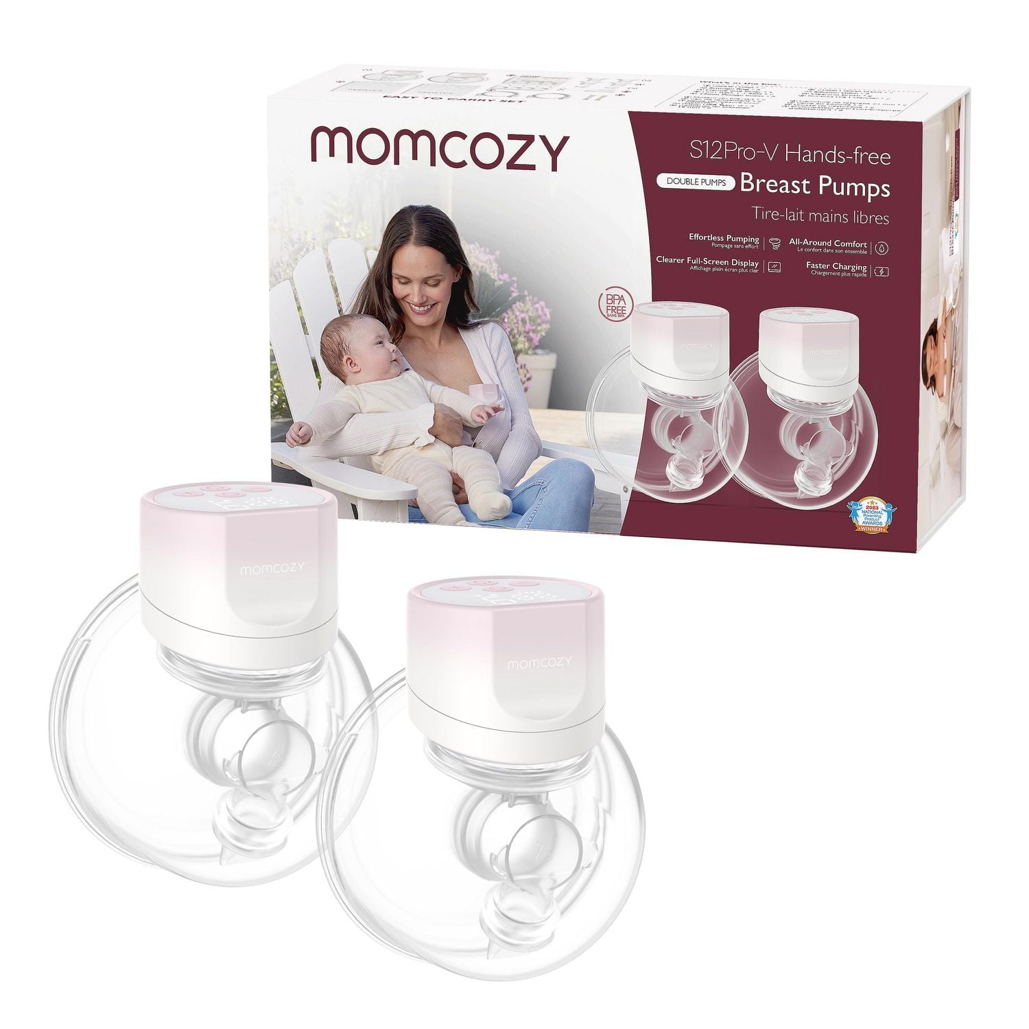 ミルク Breast Pump Momcozy s12pro never used Momcozy Hands-Free Breast Pump S12 Pro Wearable, Double