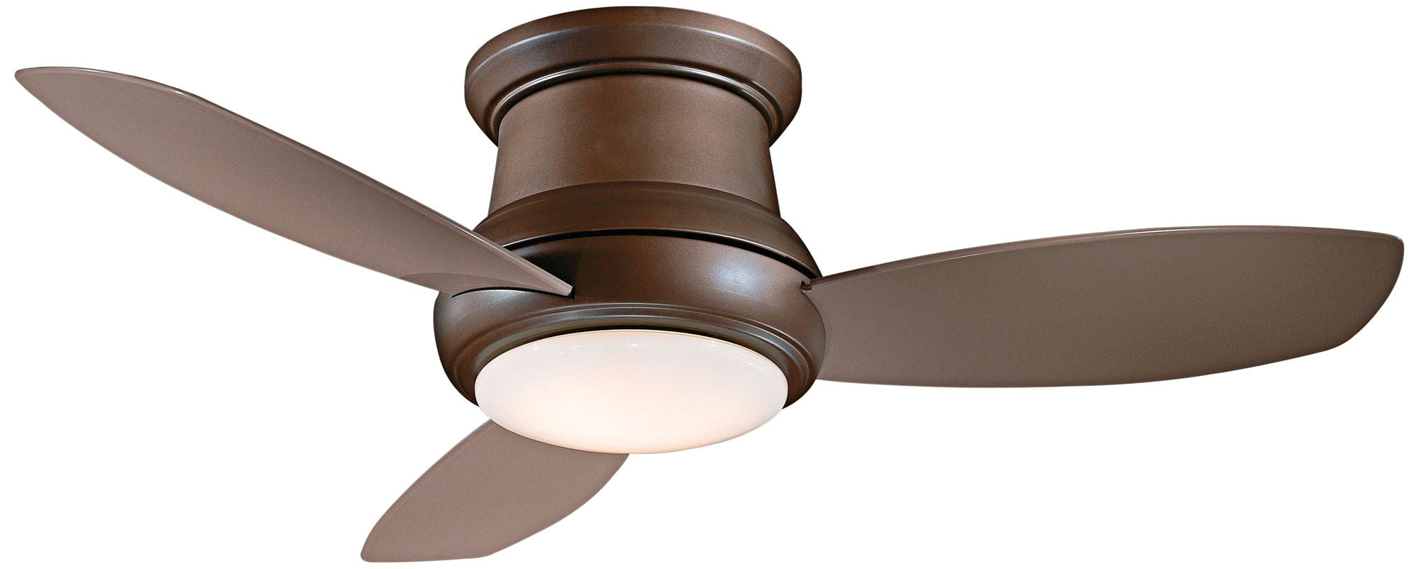 Minka Aire 44 Concept Ii Bronze Flushmount Led Ceiling Fan