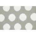 thumbnail image 4 of Garland Rug Polka Dot Frame Silver/White 30"x46" Indoor Accent Rug, 4 of 5