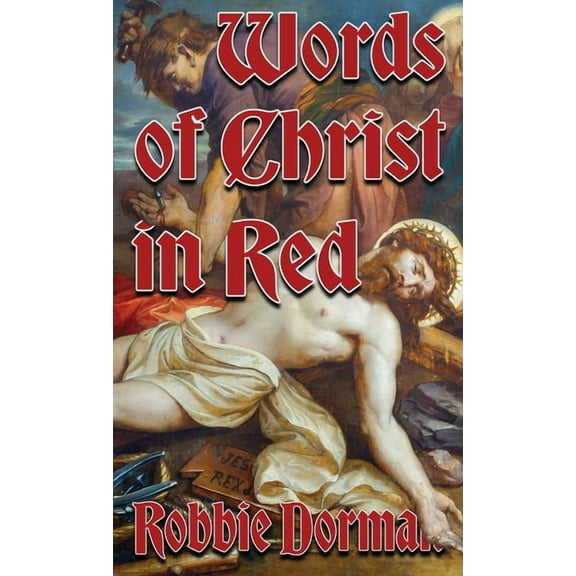 Words of Christ in Red, (Paperback)