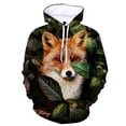 thumbnail image 4 of Sudadera con capucha con estampado 3D de zorro para hombre, moda de primavera y otoño, jersey de manga larga, sudadera informal para niños, sudaderas con capucha geniales de calle, 4 of 4