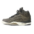 thumbnail image 2 of Kids Air Jordan 5 V Retro Premium Heiress GS Camo Black Light Bone Met, 2 of 5