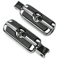 thumbnail image 3 of Krator Chrome Skull Foot Pegs Compatible with Honda 1100 Shadow Sabre 2000-2007 (Front Only), 3 of 4
