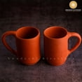 thumbnail image 3 of Swadeshi Blessings HandmadeRoyal Clay Mugs Set of 2 | Tea, Coffee Mugs 400ml, 3 of 7