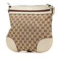 thumbnail image 2 of Pre-Owned Gucci GG Canvas Mayfair Shoulder Bag 257065 Beige and Leather Women's GUCCI, 2 of 9